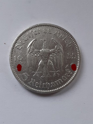 Silbermünze reichsmark 1935 - silbermünze,