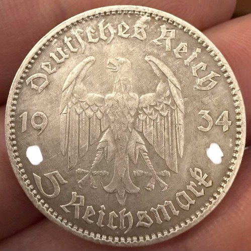 Deutsches reich 5 reichsmark - 5,