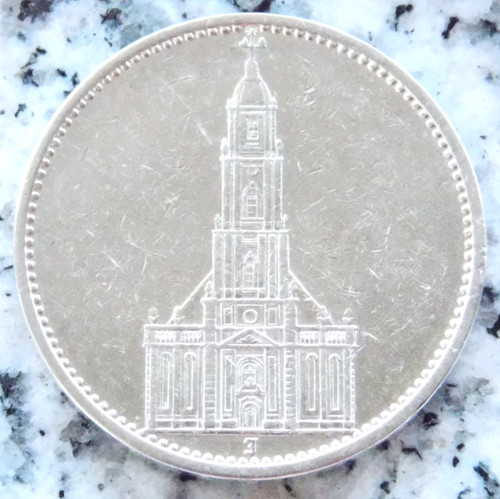Silbermünze reichsmark 1935 - silbermünze,