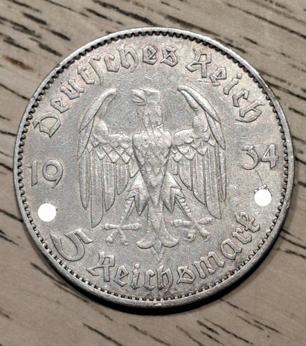 Reichsmark 1934 j - 5,