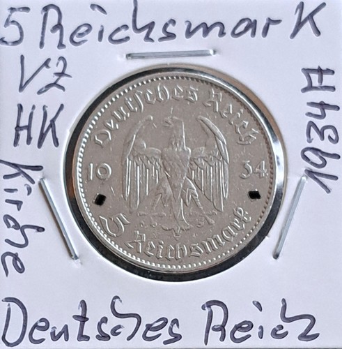 Reichsmark silber 1934 - silber,