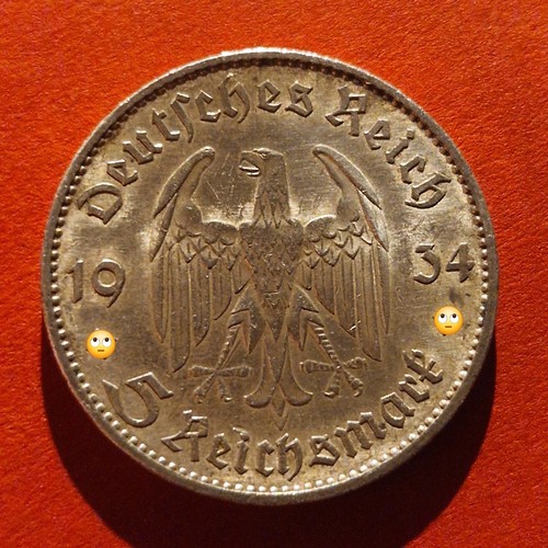 Reichsmark 1934 e - 5,