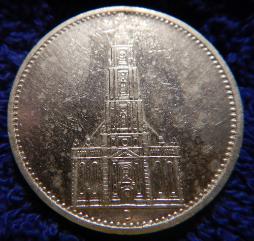 Silbermünze reichsmark - -,