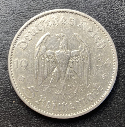 1934 umlaufmünze - 5, (s)