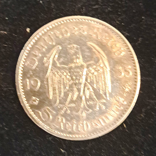 Reichsmark silbermünze 1935 - 5,